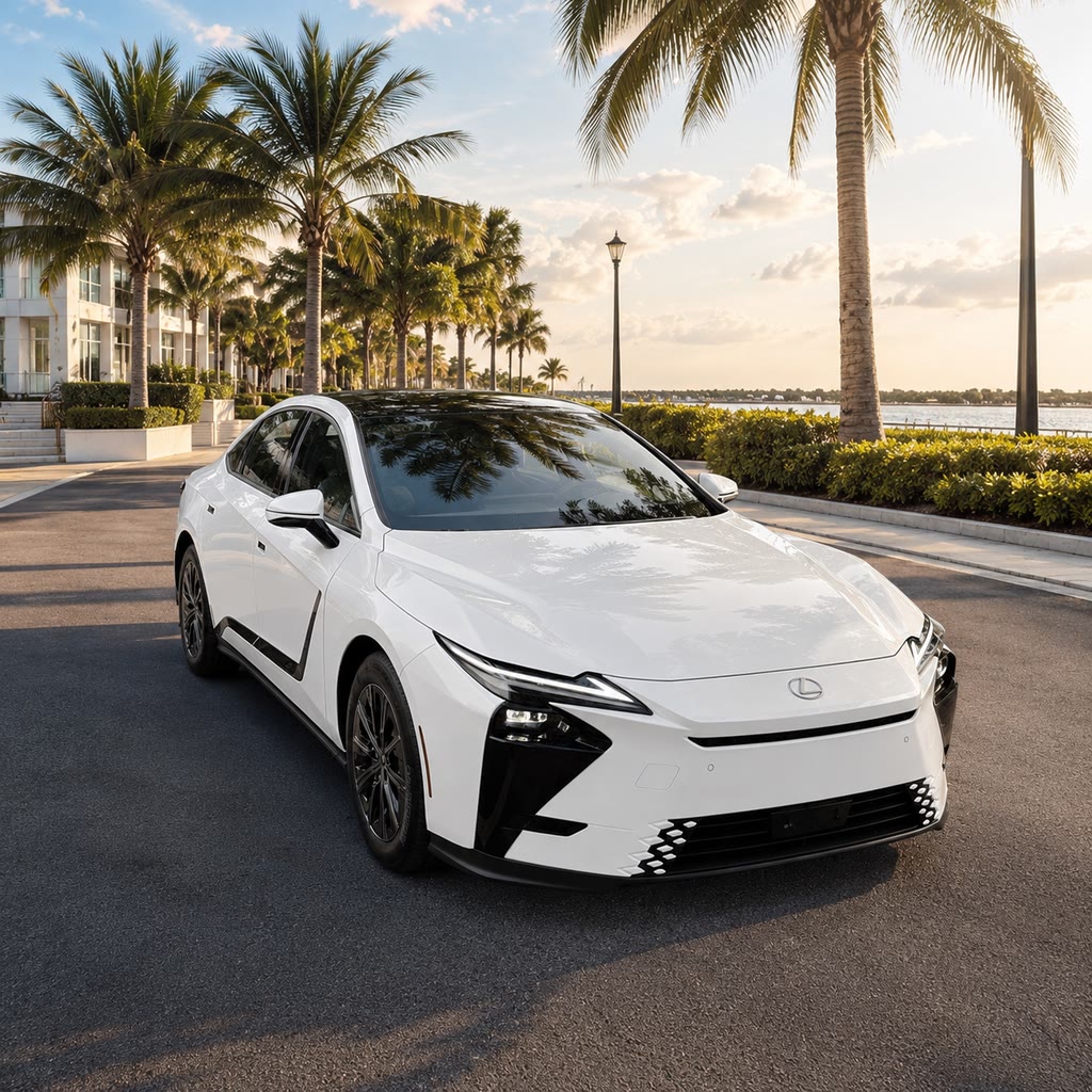 Lexus ES 350h 2026 для индивидуальных уроков вождения с Ильёй Чаплыгиным в Майами